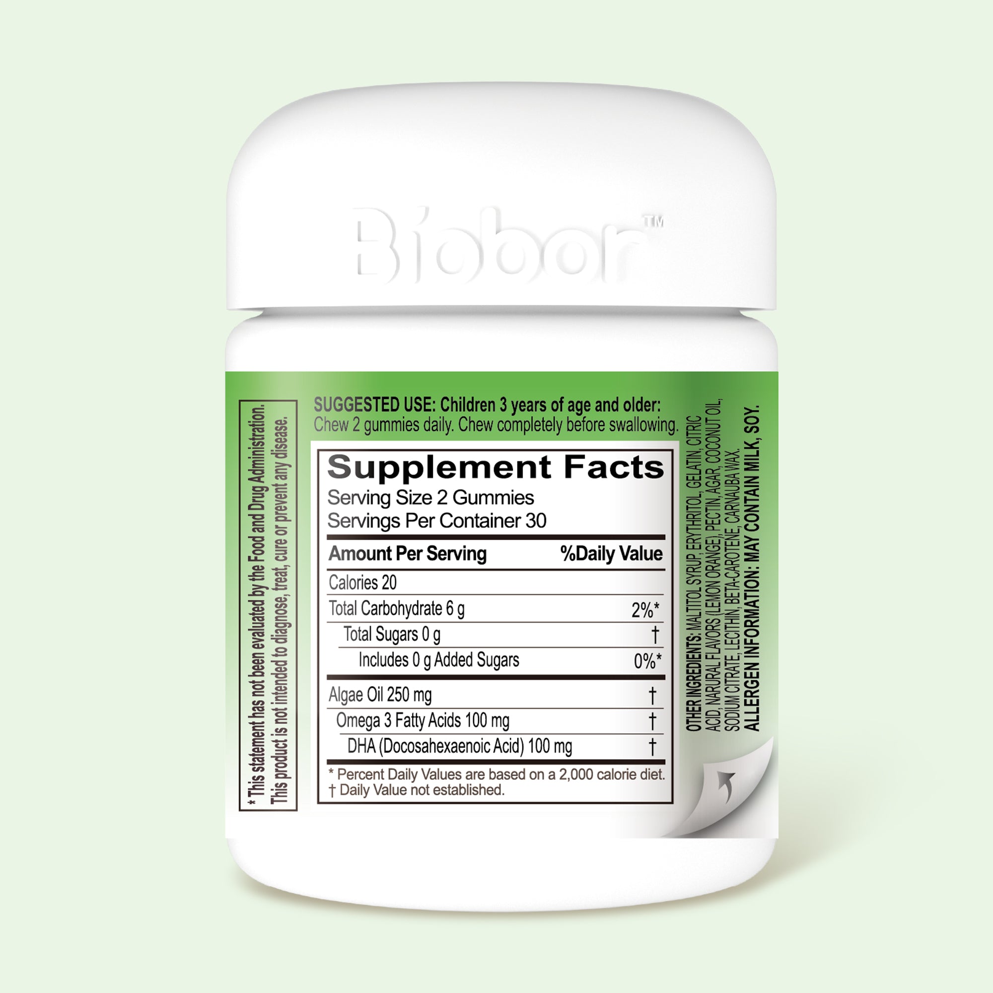 Жевательные пастилки Biobor DHA для детей