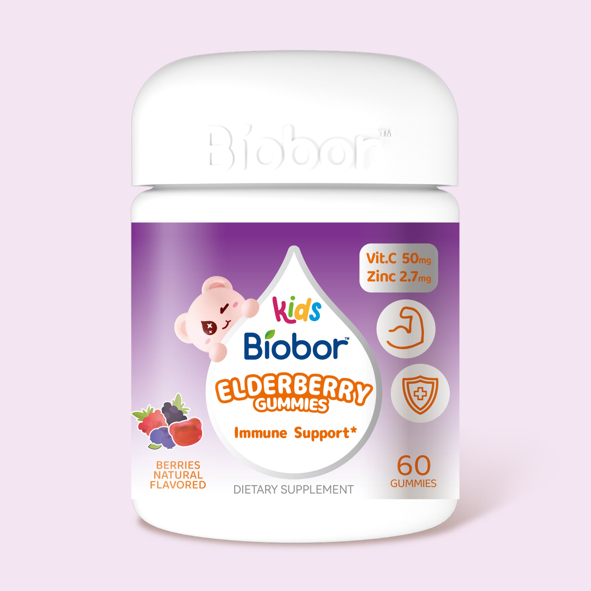 Жевательные пастилки Biobor с бузиной для детей