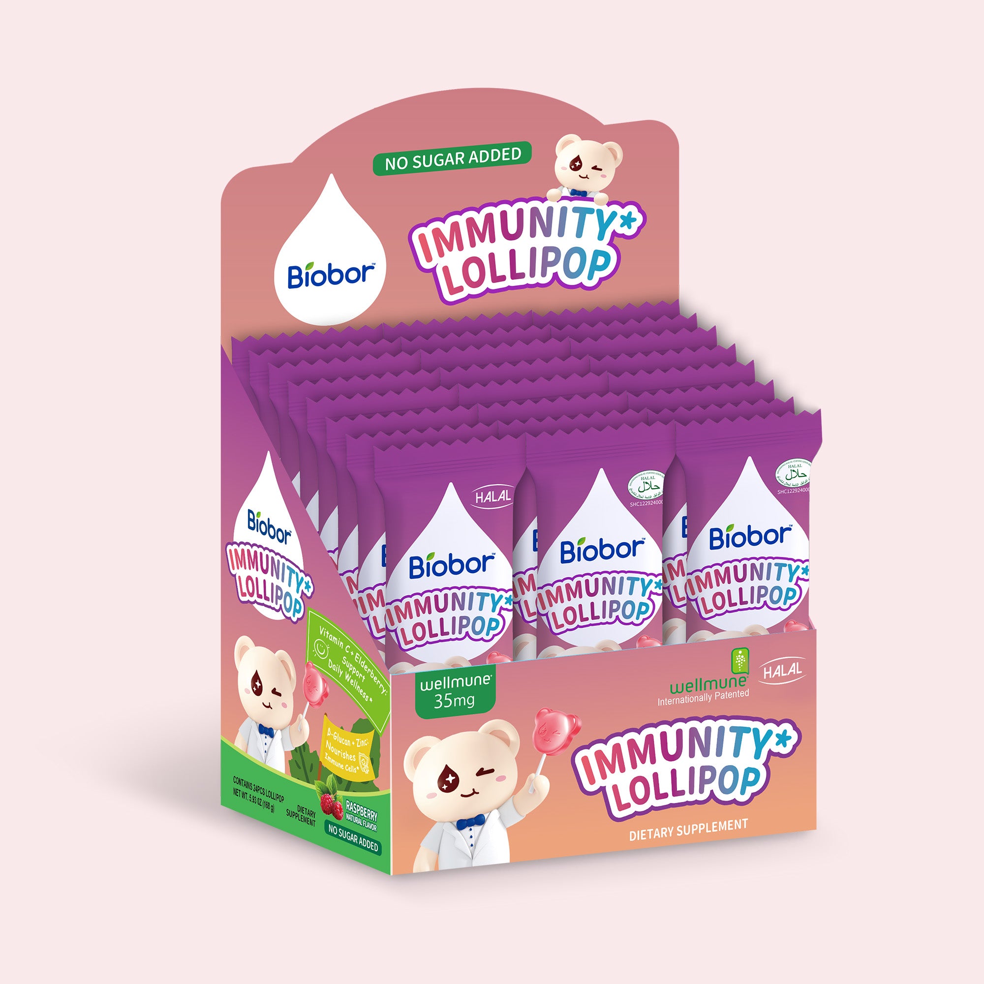 Леденцы Biobor Immunity