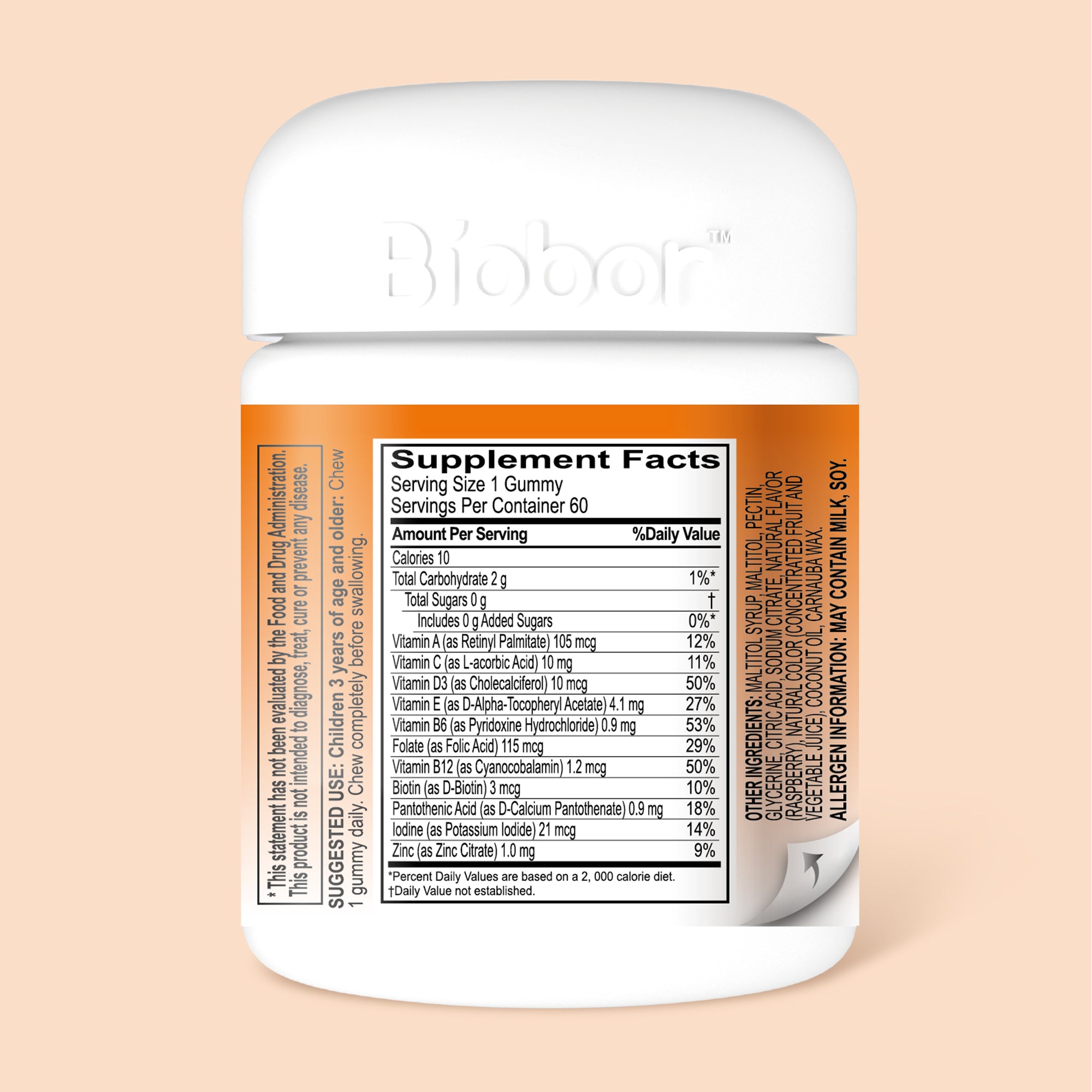 Biobor Multi+ без сахара для детей